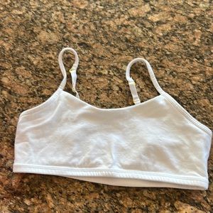 Yellowberry training sports bra large white